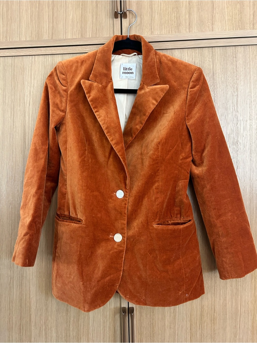 RARE Little Moon Rust Orange Blazer